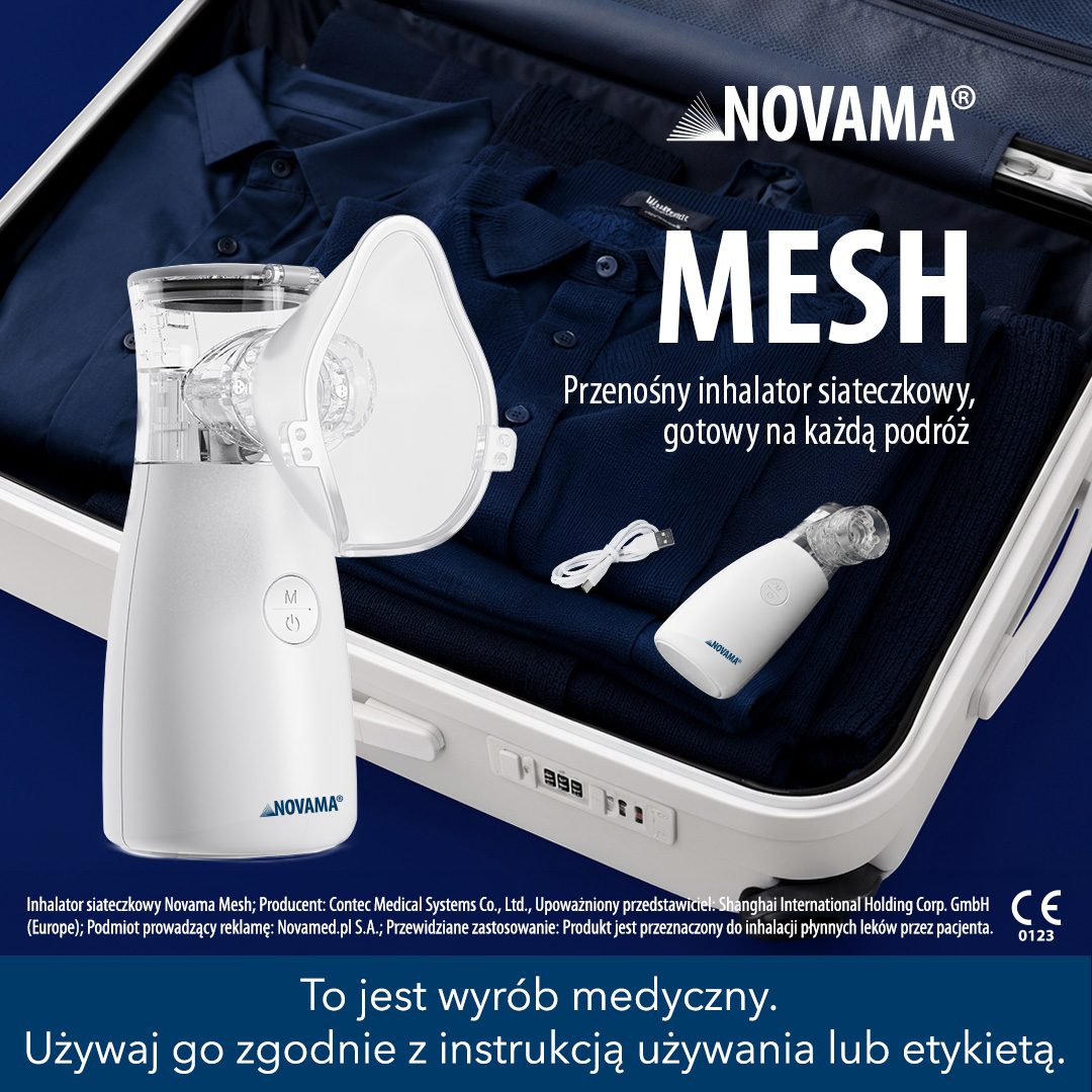 Przenośny inhalator siateczkowy