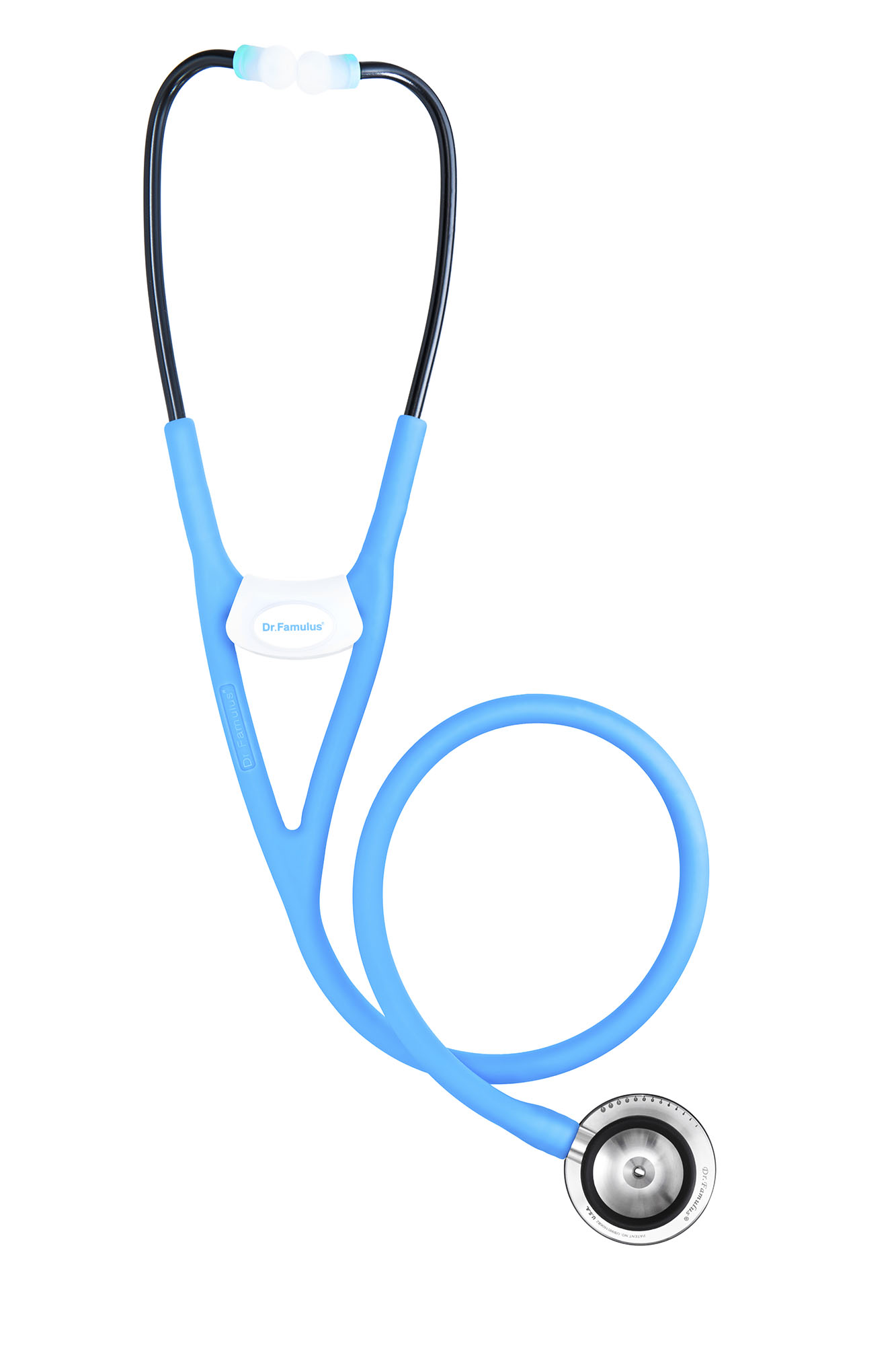 NOVAMA EXPERT DR520D SVETLOMODRÝ Stetoskop kardiologiczny dwugłowicowy, silikonowy