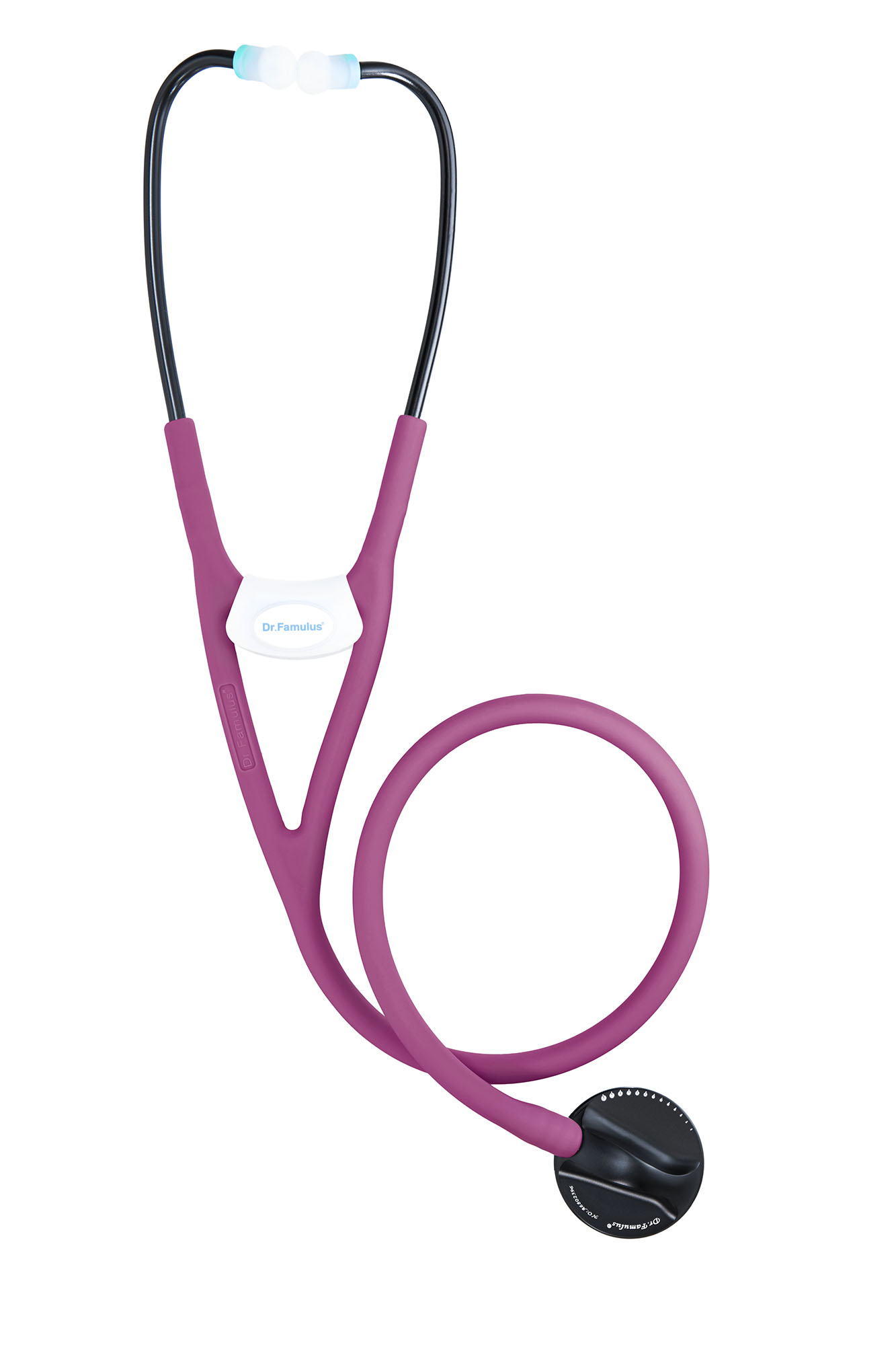 NOVAMA EXPERT DR650D TMAVÝ ANTICKÝ RUŽOVÝ Stetoskop dwugłowicowy, silikonowy