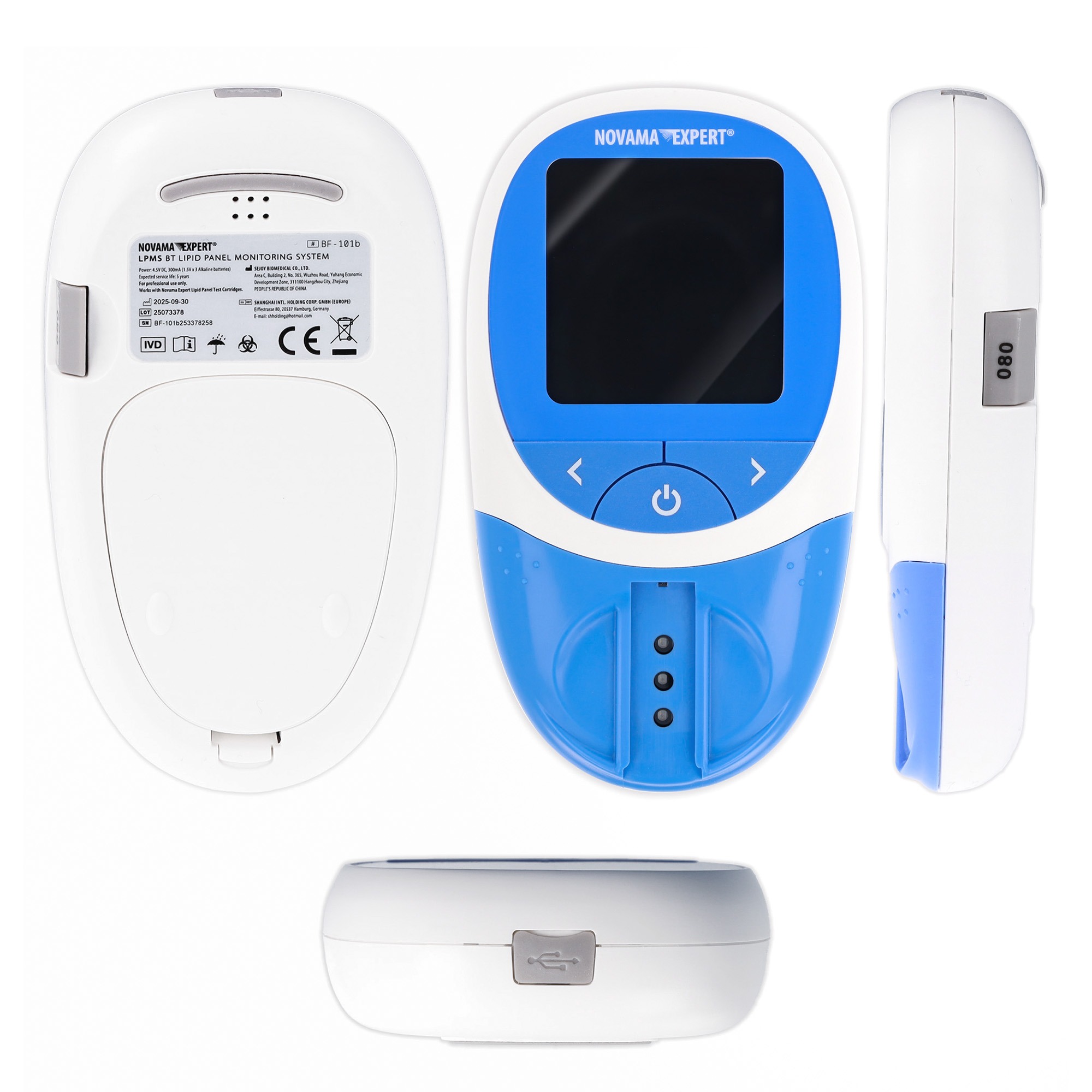 NOVAMA EXPERT LPMS Lipidometr do oznaczania profilu lipidowego TC, HDL, LDL, TG, etui - obrazek 4