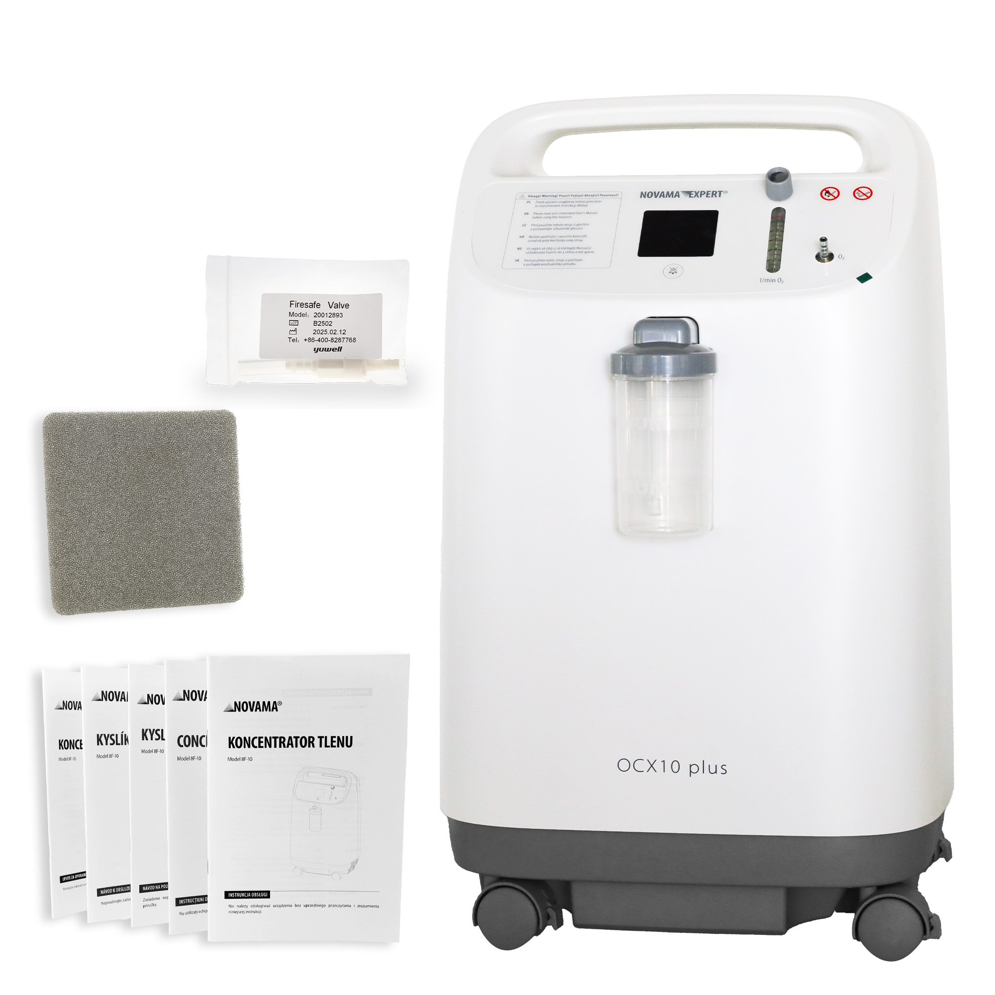 NOVAMA EXPERT OCX10+ Koncentrator tlenu 10l /min - obrazek 3