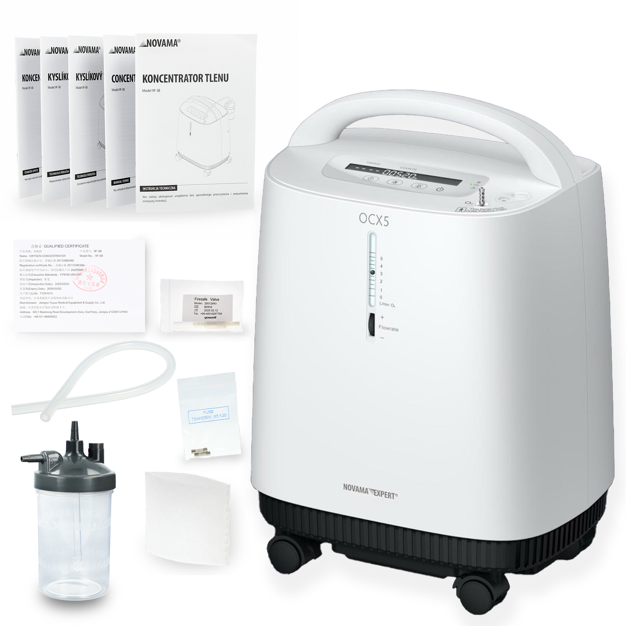 NOVAMA EXPERT OCX5 Koncentrator tlenu 5l /min - obrazek 3