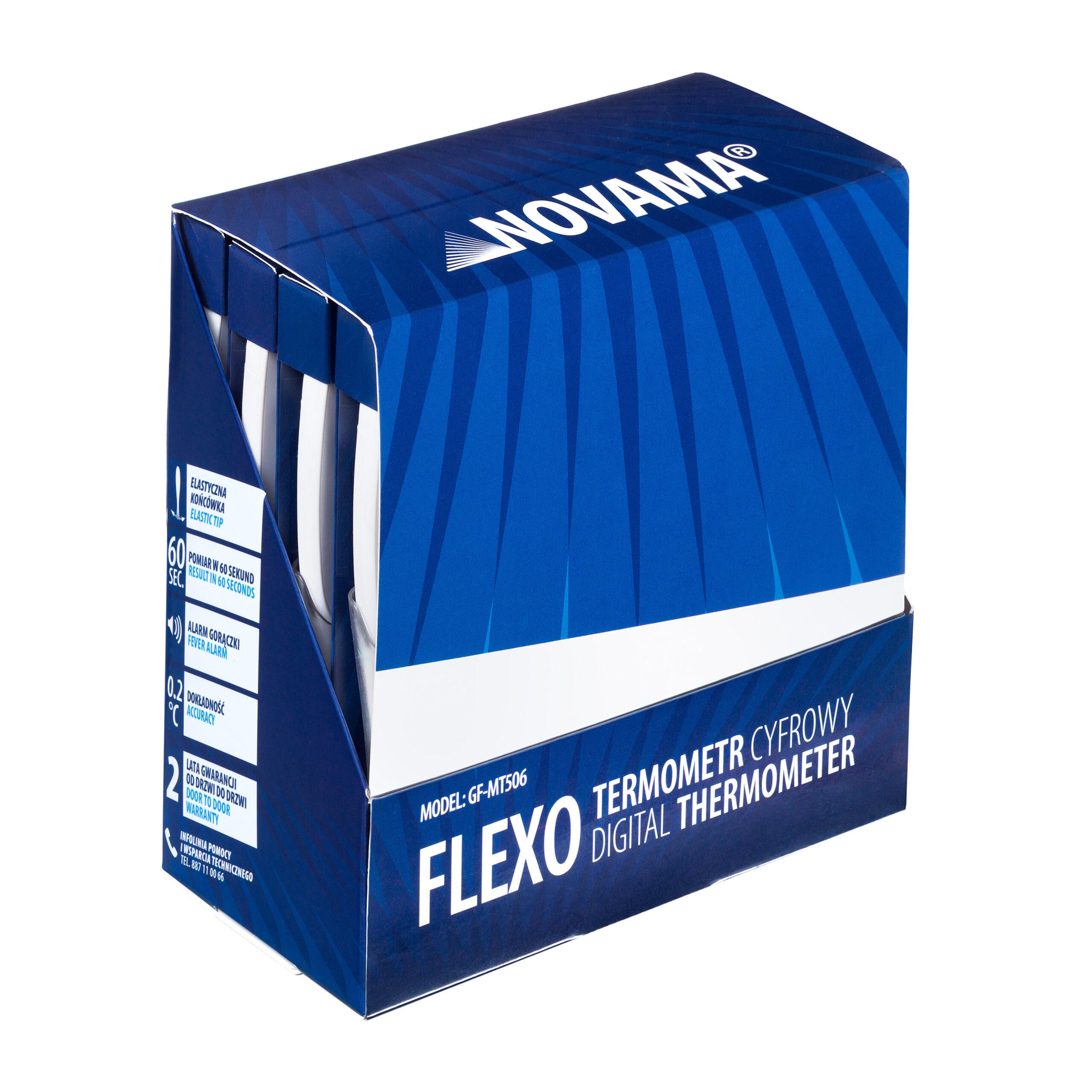 NOVAMA FLEXO Termometr elektroniczny nowej generacji z elastyczną końcówką - obrazek 9