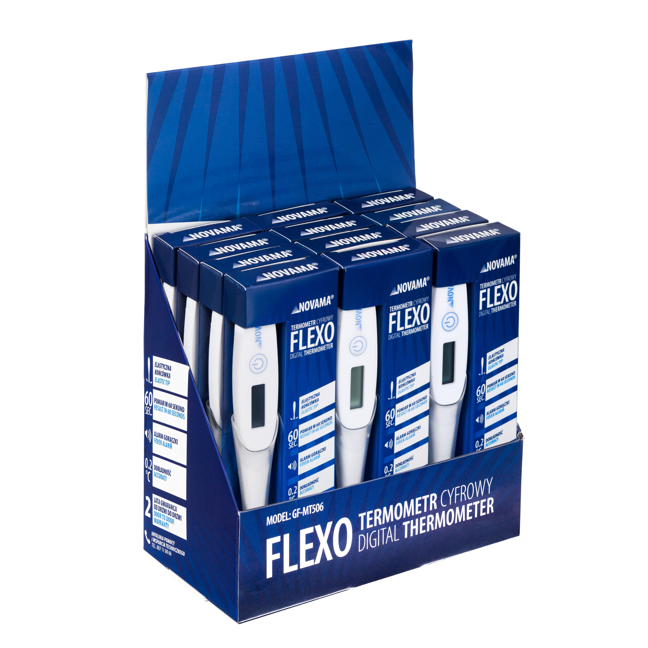 NOVAMA FLEXO Termometr elektroniczny nowej generacji z elastyczną końcówką - obrazek 6