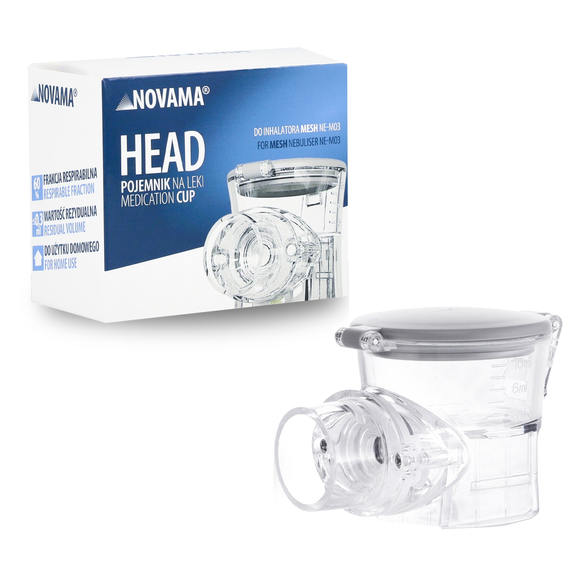 NOVAMA HEAD Głowica do inhalatora siateczkowego