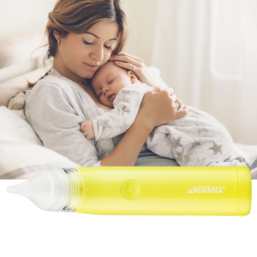 NOVAMA PINGO SPARK LIME GREEN Aspirator do nosa z podświetlaną końcówką, tryb nocny - obrazek 7