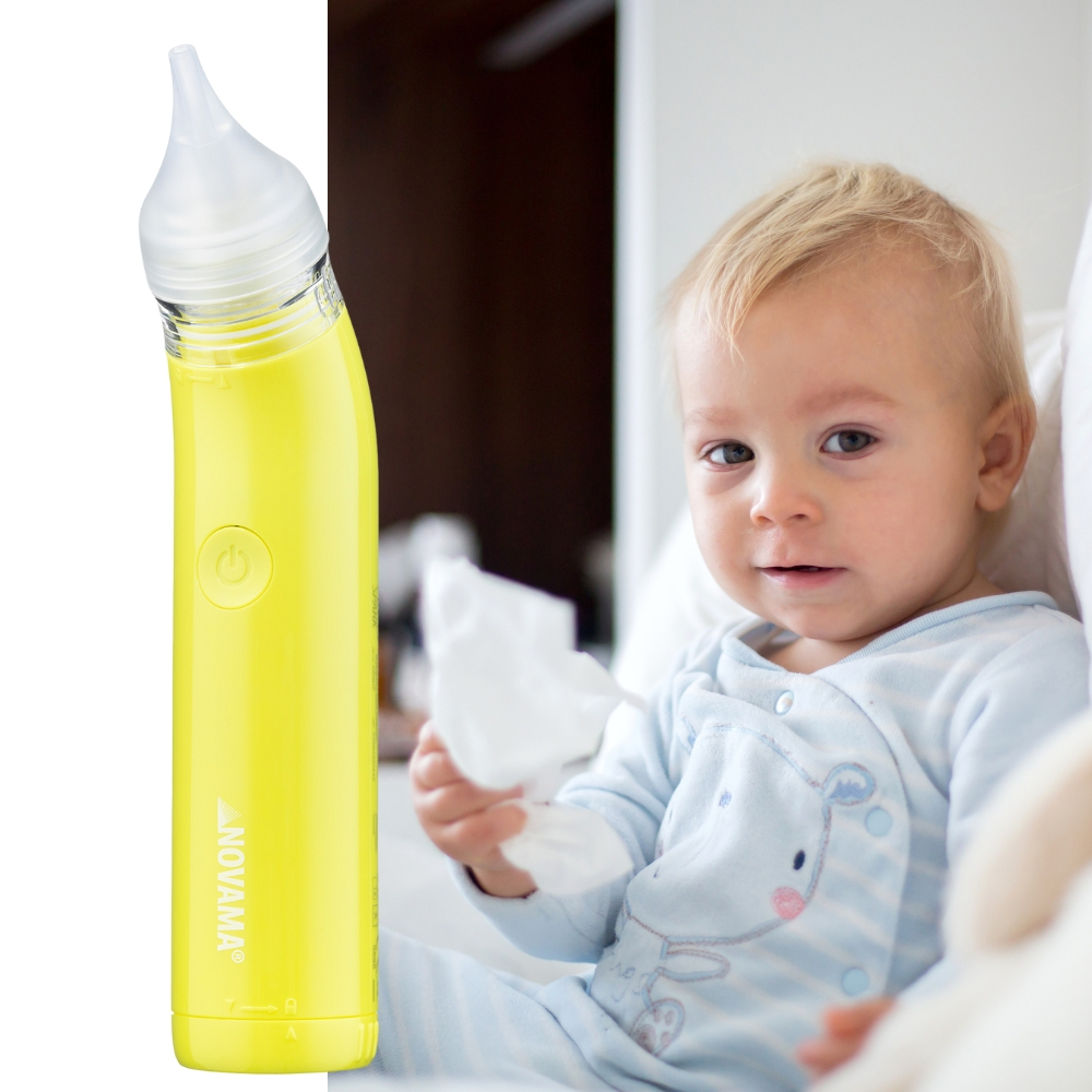 NOVAMA PINGO SPARK LIME GREEN Aspirator do nosa z podświetlaną końcówką, tryb nocny - obrazek 8