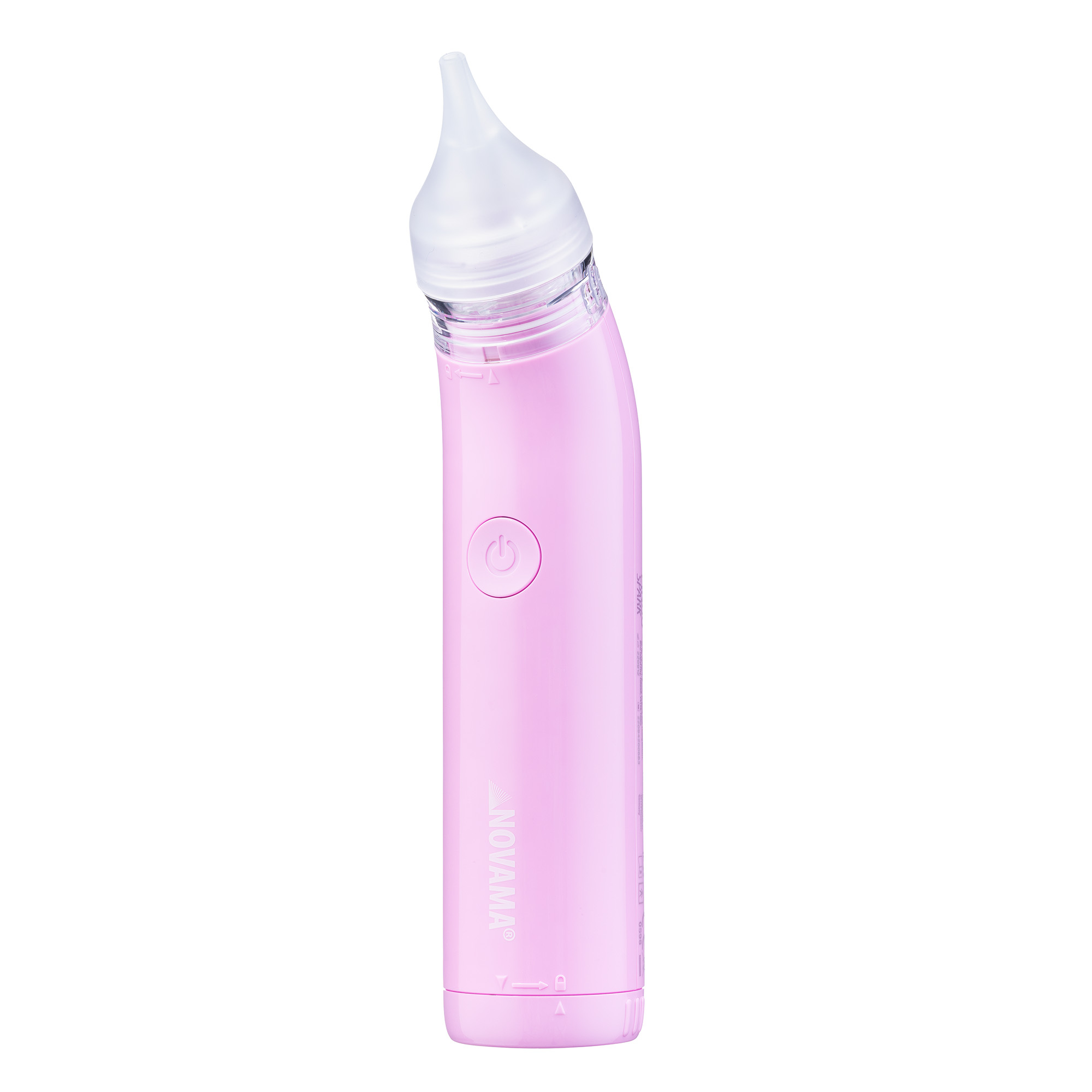 NOVAMA PINGO SPARK PASTEL PINK Aspirator do nosa z podświetlaną końcówką, tryb nocny - obrazek 5