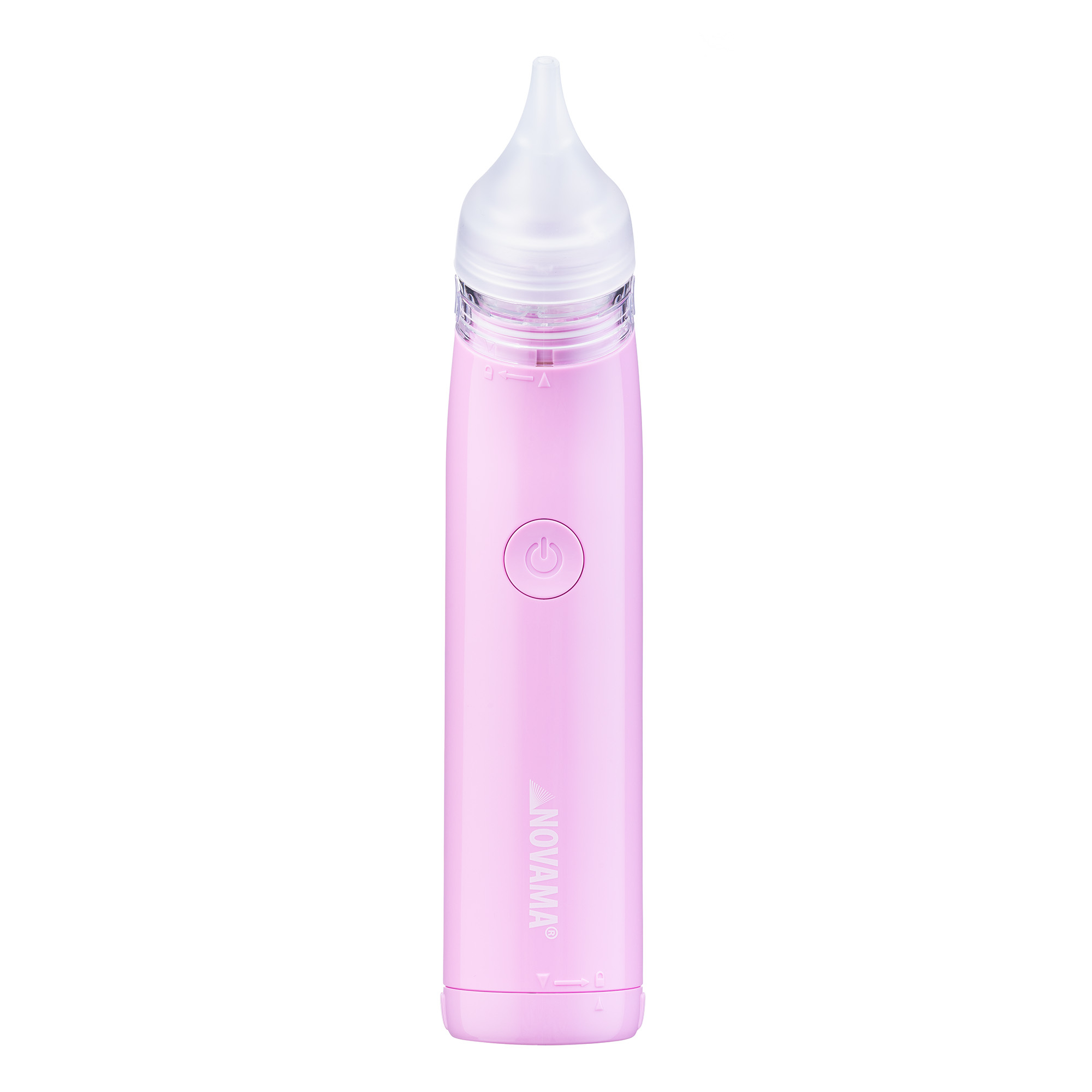 NOVAMA PINGO SPARK PASTEL PINK Aspirator do nosa z podświetlaną końcówką, tryb nocny - obrazek 2