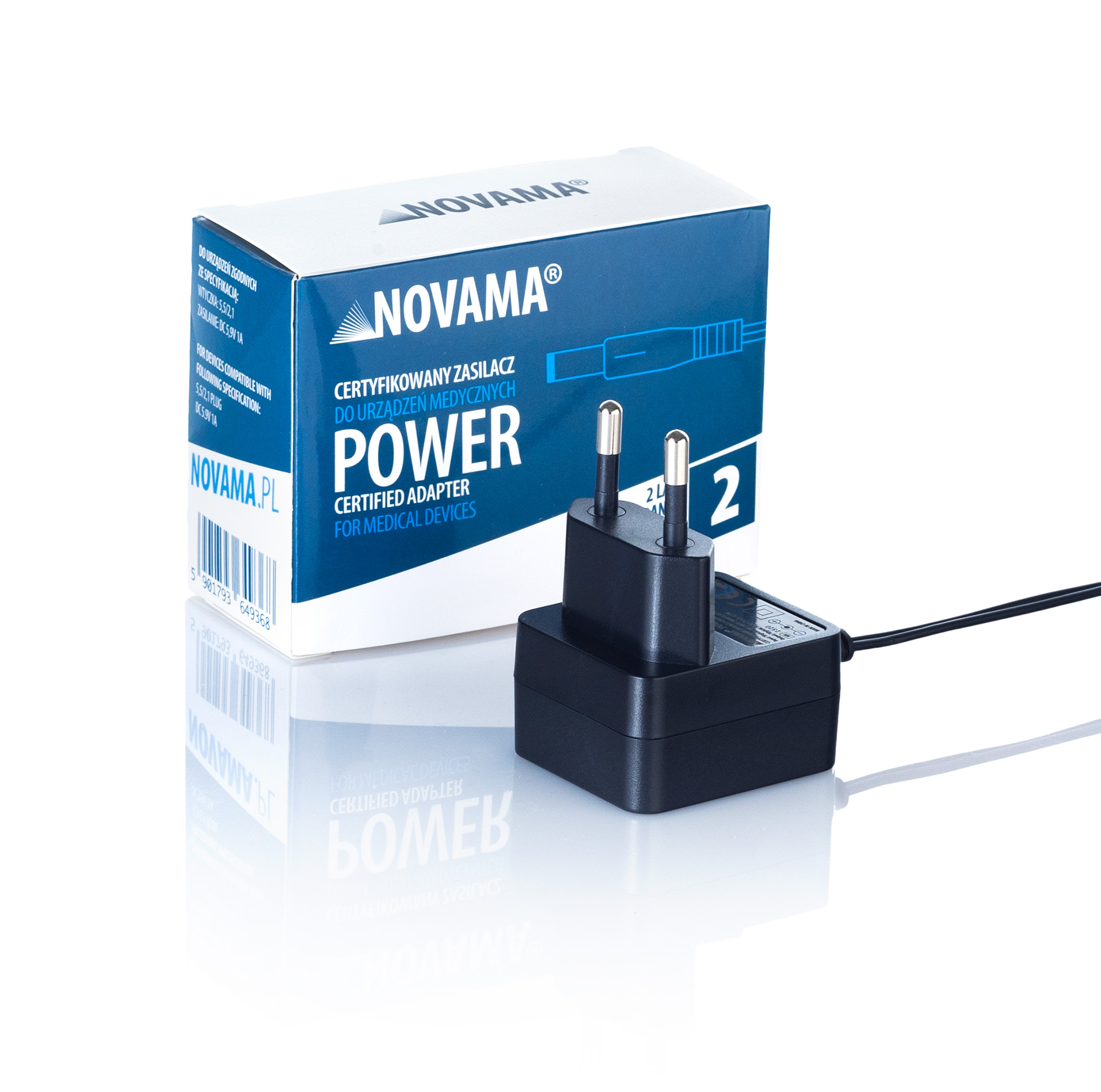 NOVAMA POWER Zasilacz do ciśnieniomierzy, kompatybilny z różnymi modelami