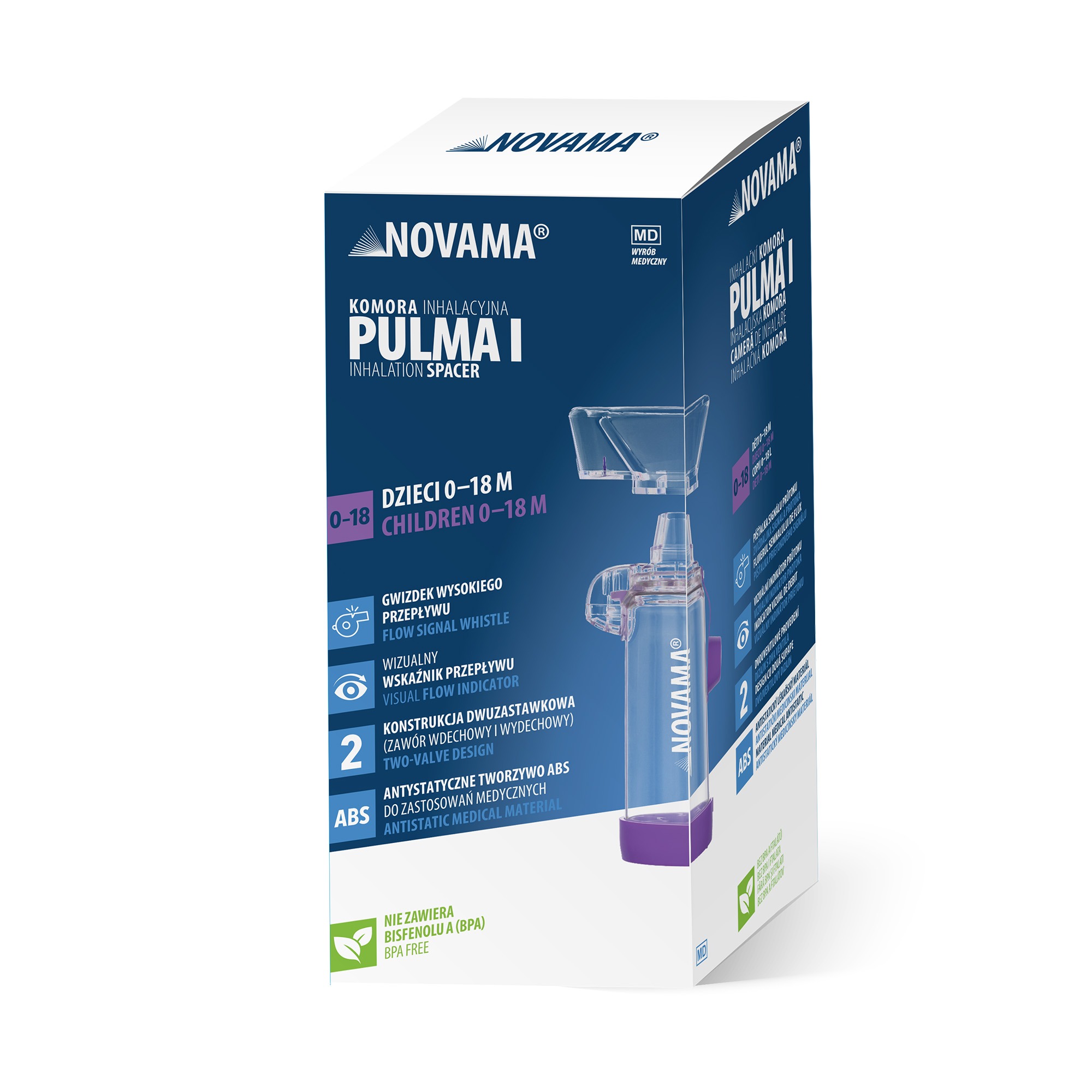 NOVAMA PULMA I Komora inhalacyjna dla dzieci 0-18 miesięcy - obrazek 5