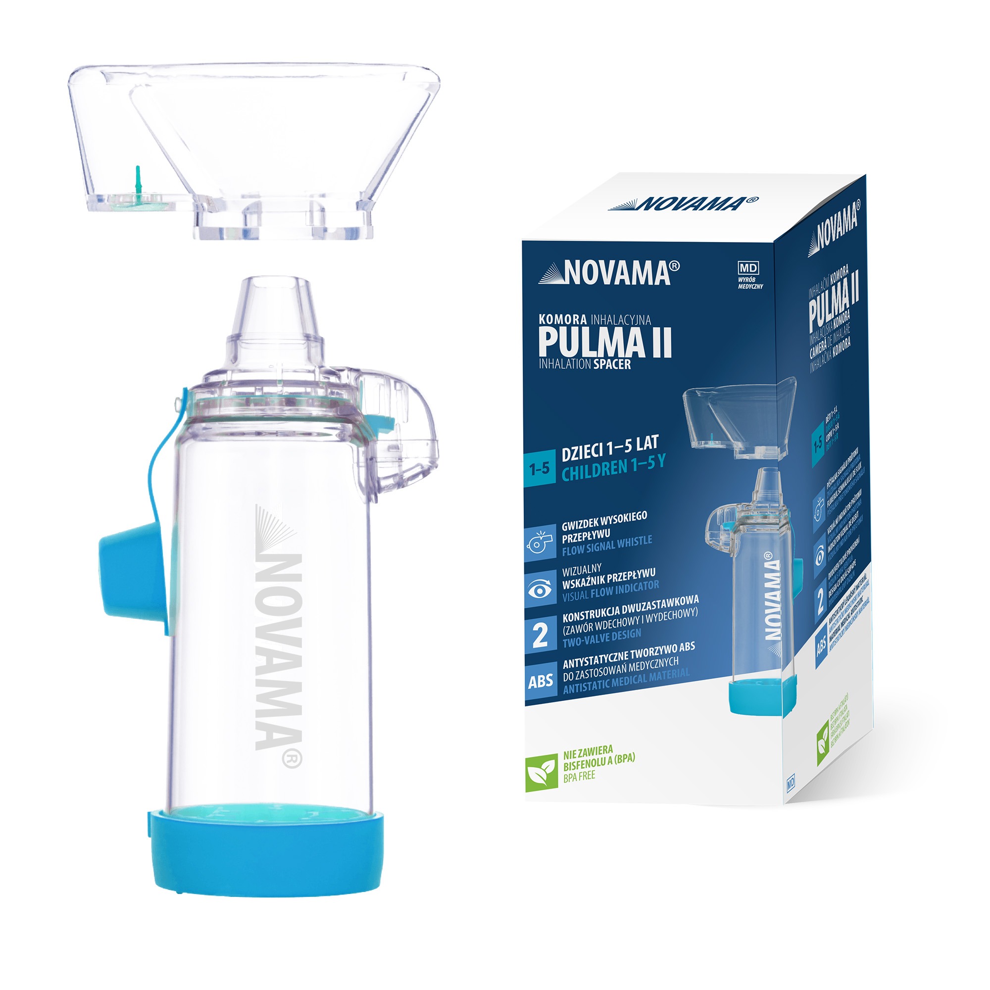 NOVAMA PULMA II Komora inhalacyjna dla dzieci w wieku 1-5 lat