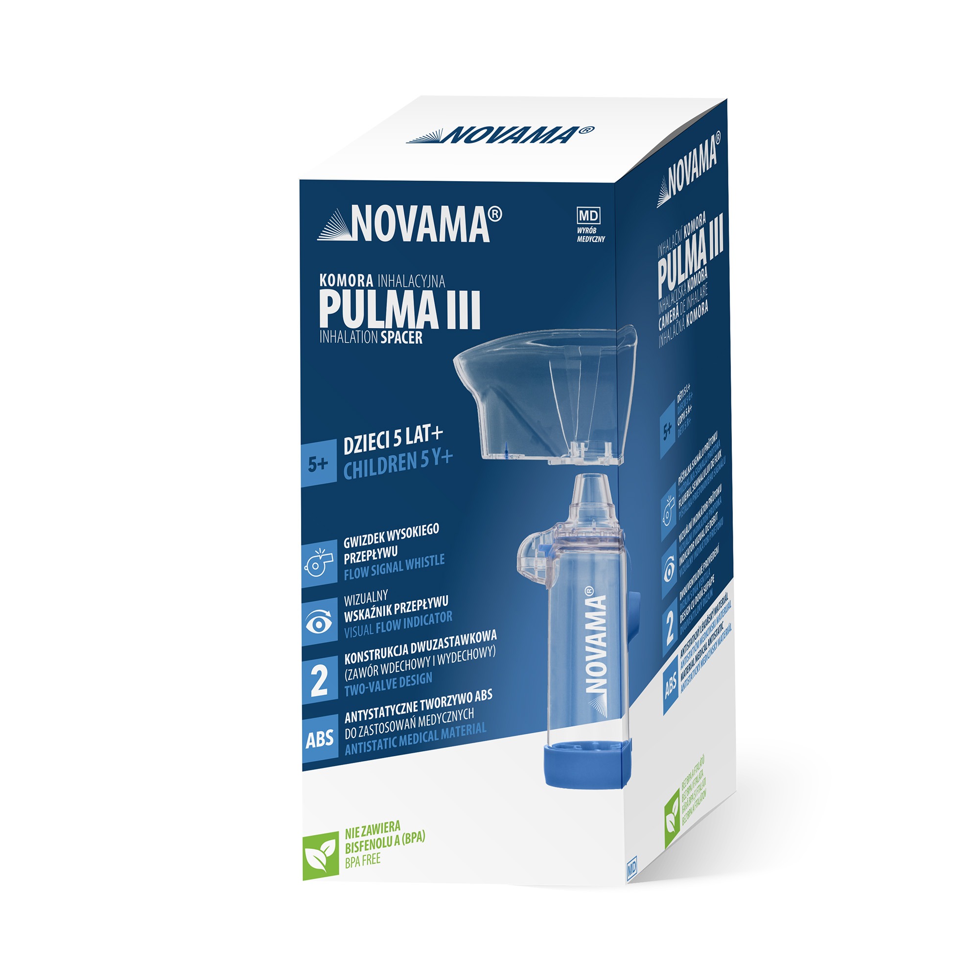 NOVAMA PULMA III Komora inhalacyjna dla dzieci powyżej 5 lat - obrazek 5