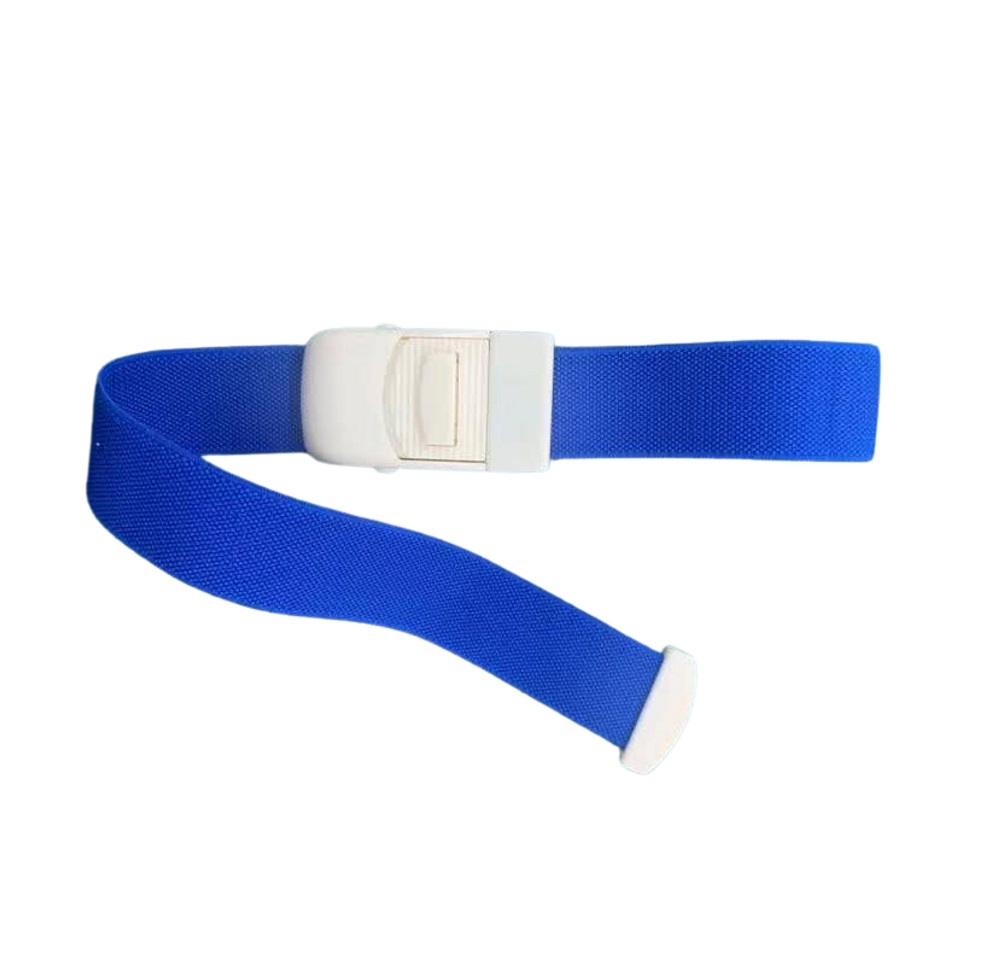 NOVAMA Staza uciskowa z klipsem, niebieska, bezlateksowa, długość 45 cm